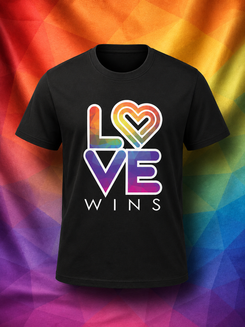 PRISM LOVE WINS - Unisex Standard Fit Tee